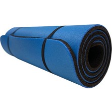 Dafron Yoga Pilates Mat Minderi 180 x 60 x 1 cm DF180 Mavi - Siyah