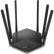 Mercusys MR50G, AC1900 Mbps, Gigabit Portları, Fiber Destekli, Access Point Modu, WPA3, Mobil Uygulama ile Kolay Kurulum, VPN Destekli, MU-MIMO ve Beamforming Özellikli,  Dual-Band Wi-Fi 5 Router