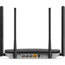 Mercusys AC12G, AC1300 Mbps, Gigabit Portları, Fiber Destekli, Akıllı Bağlantı, WPA3, Mobil Uygulama ile Kolay Kurulum, MU-MIMO ve Beamforming Özellikli, Dual-Band Wi-Fi 5 Router