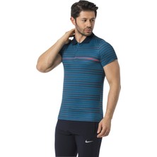 Crozwise Polyester Mesh Polo Yaka Erkek T-Shirt