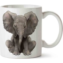 Art Hediye Elephant Fil Kupa Bardak