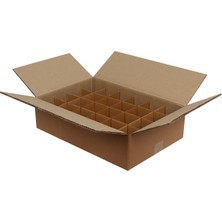 Kolici Seperatörlü Su Bardağı Kolisi 44x29,5x12,7 cm 5'li