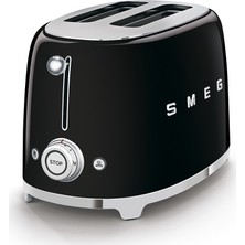 Smeg TSF01BLEU 2x2 Ekmek Kızartma Makinesi Siyah