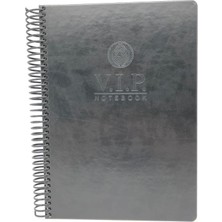 Gıpta 1081 V.i.p. Sert Kapak A4 Çizgili Defter Siyah