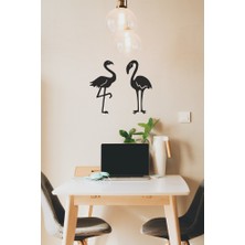 UNT Flamingolar Ahşap Dekoratif Tablo UNT-003