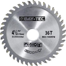 Bay-Tec Elmas Ahşap Kesme Testeresi Taşlama Makinası 115X22 mm