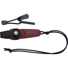 Morakniv Eldris Kırmızı Bıçak + Ateş Başlatıcı Bulunan Kit