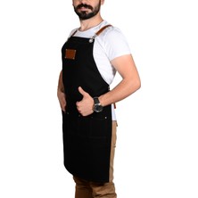 Apr10 Kanvas Barista Önlüğü Restaurant Cafe Berber Tasarım Önlük