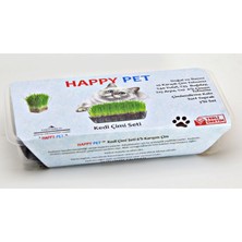 Happy Pet Kedi Çimi Seti 2'li Paket 100 gr 9'lu Karışım Çim