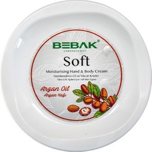 Bebak Argan Yağı Soft Nemlendirici Bakım Kremi Kavanoz 300 ml