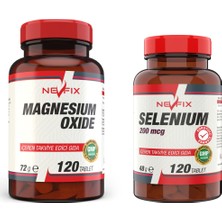 Nevfix Selenium 200 Mcg 120 Tablet Magnezyum 250 mg 120 Tablet