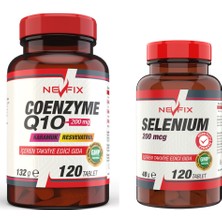 Nevfix Coenzyme 200 mg 120 Tablet Selenium 200 Mcg 120 Tablet
