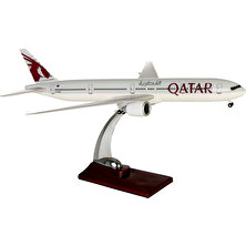 TK Collection Qatar Airways Boyama İniş Takımlı B777 1:200 Ölçek Maket Uçak 37 cm