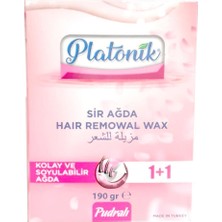 Platonik Pudralı Ilık Sir Ağda Plastik Set  160 Ml.