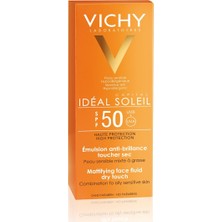 Vichy Ideal Soleil Spf50+ Mattifying Face Fluid Dry Touch 50ml