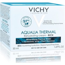Vichy Aqualia Thermal Nemlendirici Gece Bakım Kremi Tüm Cilt Tipleri 50 ml