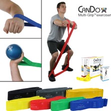 Cando® Multigrip Egzersiz Bandı Mavi Orta Direnç