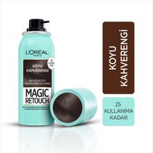L'Oréal Paris Magic Retouch Beyaz Dipleri Kapatici Sprey - Koyu Kahverengi