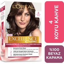 L'Oréal Paris Excellence Creme Saç Boyası - 4 Koyu Kahve