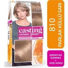 L'Oréal Paris Casting Crème Gloss Saç Boyası 810 Parlak Küllü Sarı