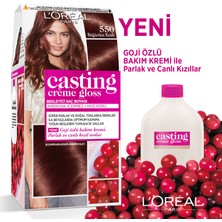 L'Oréal Paris Casting Crème Gloss Saç Boyası - 550 Böğürtlen Kızılı