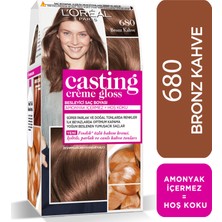 L'Oréal Paris Casting Crème Gloss Saç Boyası - 680 Bronz Kahve