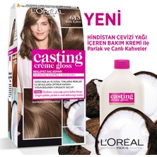 L'Oréal Paris Casting Crème Gloss Saç Boyası - 613 Sütlü Kahve