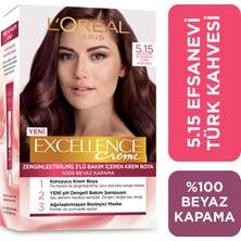 L'Oréal Paris Excellence Creme Saç Boyası - 5.15  Efsanevi Türk Kahvesi