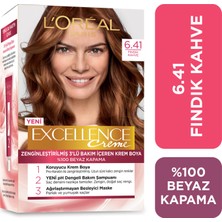 L'Oréal Paris Excellence Creme Saç Boyası - 6.41 Fındık Kahve