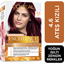 L'Oréal Paris Excellence Intense Saç Boyası 4.6 Ateş Kızılı