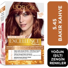 L'Oréal Paris Excellence Saç Boyası 5.45 Bakır Kahve