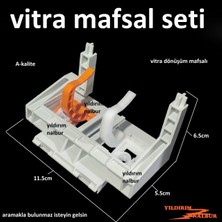 Vitra Gömme Rezervuar Dönüşüm Seti Buton ve Mafsal Takım