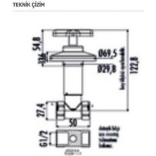 Creavit AC70G Aç-Kapa Ara Kesme Valfi