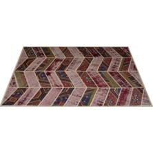 Madalyon Antik Patchwork Yün Yolluk