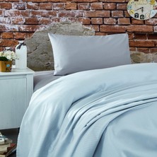 Komfort Home Tek Kişilik Ranforce %100 Pamuk Pike / Açık Gri