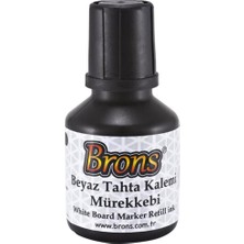 Brons Beyaz Tahta Kalemi Mürekkebi 12'li