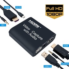 PSGT HDMI 1080P 4K HDMI Video Capture Kart 3,5 mm Audio