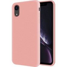 Kzy Apple iPhone Xr İçi Kadife Soft Silikon Kılıf - Pembe