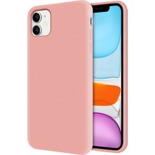 Kzy Apple iPhone 11 İçi Kadife Soft Silikon Kılıf - Pembe