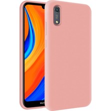 Kzy Huawei Y6S İçi Kadife Soft Silikon Kılıf - Pembe