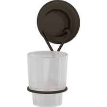 Tekno-tel Vakumlu Diş Fırçalık Macunluk Mat Siyah DM274