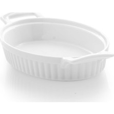 GÜRAL PORSELEN ŞEYDA 30 CM KULPLU OVAL FIRIN KABI