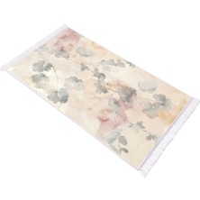 EXCLUSIVE Saray Dijital Halı Saçaklı Katie Ebru Bej 80 x 120 cm