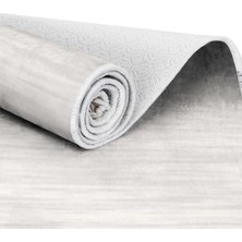 EXCLUSIVE Toprak Dijital Halı Saçaklı Julia Modern Gri 180 x 280 cm