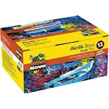 Nova Color Akrilik Boya 12 Renkli Set Nc-179