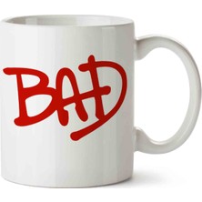 Art Hediye Michael Jackson Bad Kupa Bardak