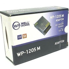 Wellpower 12 V 5 A Adaptör Metal Kasa