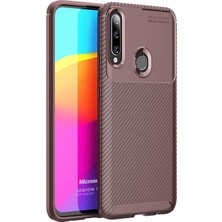 Microsonic Huawei P40 Lite E Kılıf Legion Series Kahverengi