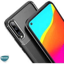 Microsonic Huawei P40 Lite E Kılıf Legion Series Kahverengi