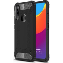 Microsonic Huawei P40 Lite E Kılıf Rugged Armor Siyah